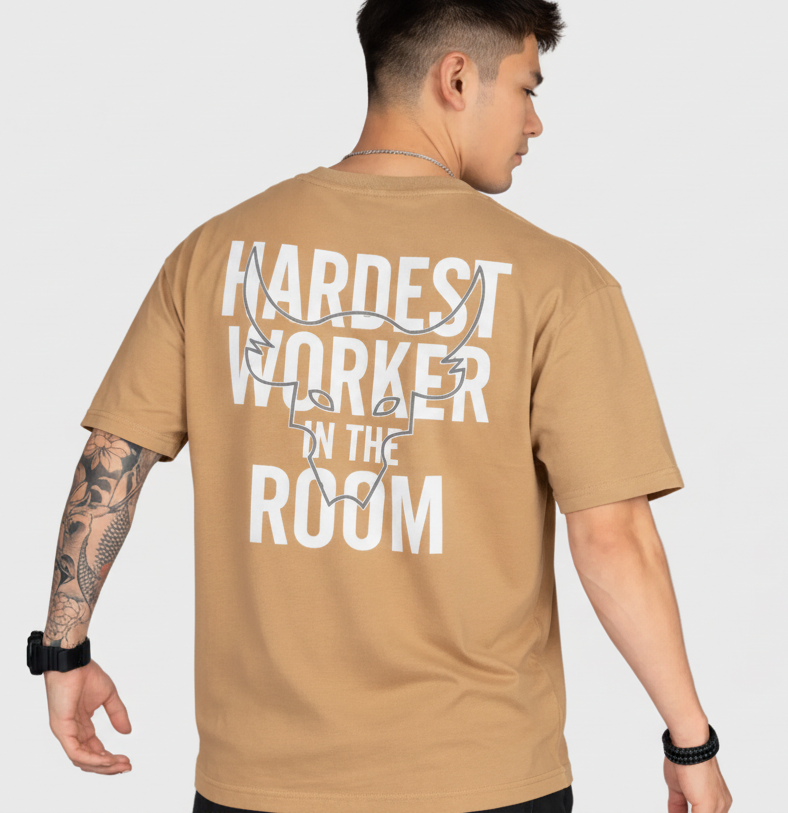 AMRIT – Hardest Worker Oversized Tee