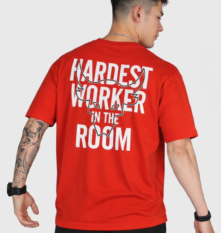 AMRIT – Hardest Worker Oversized Tee