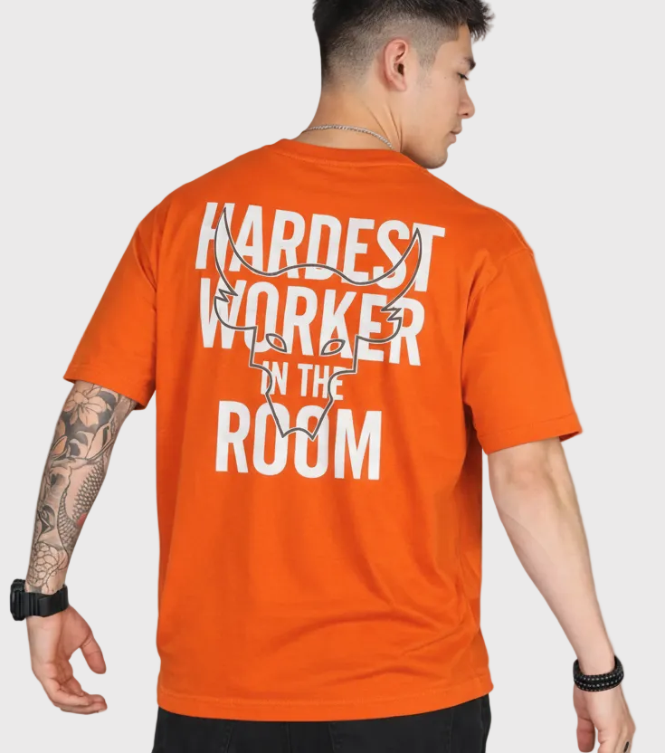 AMRIT – Hardest Worker Oversized Tee
